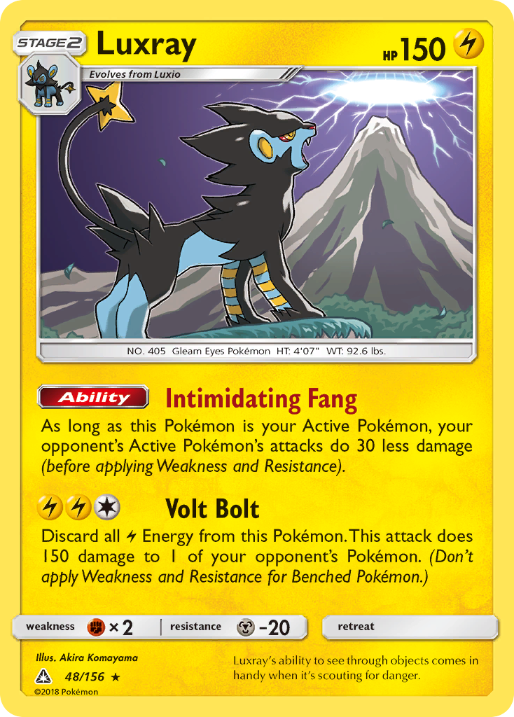 Luxray (48/156) [Sun & Moon: Ultra Prism] | Dumpster Cat Games