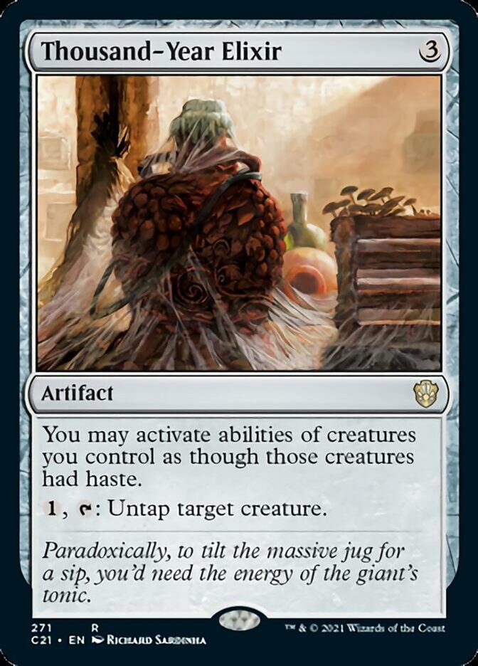 Thousand-Year Elixir [Commander 2021] | Dumpster Cat Games