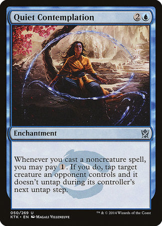 Quiet Contemplation [Khans of Tarkir] | Dumpster Cat Games