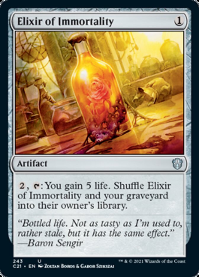 Elixir of Immortality [Commander 2021] | Dumpster Cat Games