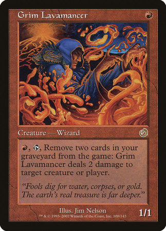 Grim Lavamancer [Torment] | Dumpster Cat Games