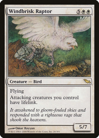Windbrisk Raptor [Shadowmoor] | Dumpster Cat Games