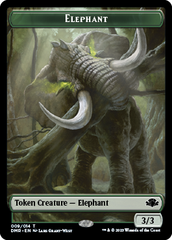 Elephant // Squirrel Double-Sided Token [Dominaria Remastered Tokens] | Dumpster Cat Games