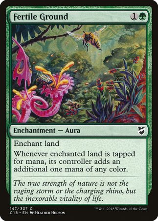 Fertile Ground [Commander 2018] | Dumpster Cat Games