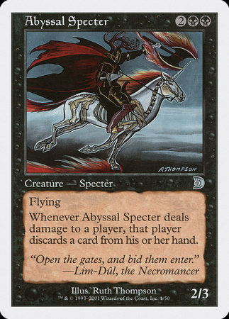 Abyssal Specter [Deckmasters] | Dumpster Cat Games