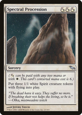 Spectral Procession [Shadowmoor] | Dumpster Cat Games