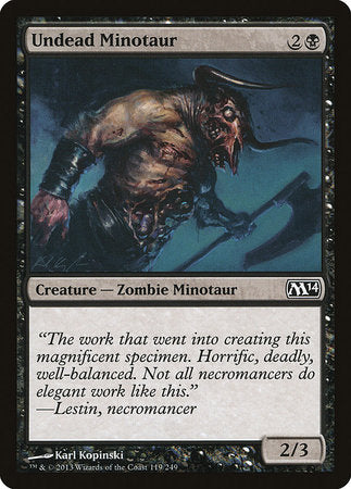 Undead Minotaur [Magic 2014] | Dumpster Cat Games