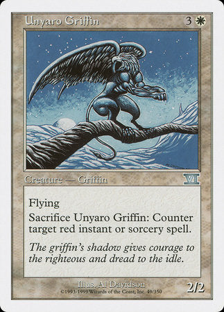 Unyaro Griffin [Classic Sixth Edition] | Dumpster Cat Games