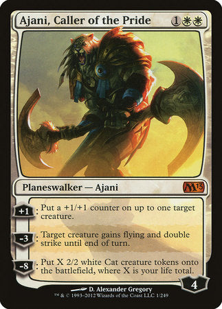 Ajani, Caller of the Pride [Magic 2013] | Dumpster Cat Games