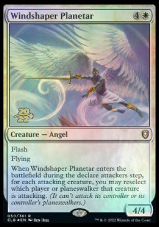 Windshaper Planetar [Commander Legends: Battle for Baldur's Gate Prerelease Promos] | Dumpster Cat Games
