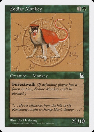 Zodiac Monkey [Portal Three Kingdoms] | Dumpster Cat Games