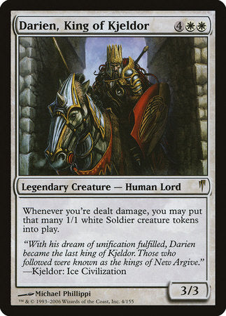 Darien, King of Kjeldor [Coldsnap] | Dumpster Cat Games