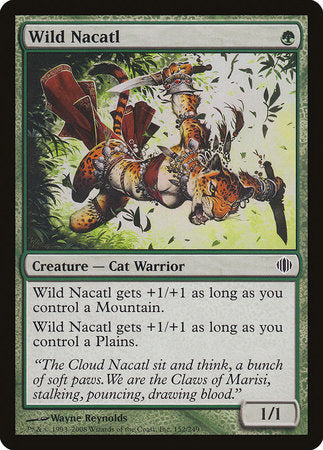 Wild Nacatl [Shards of Alara] | Dumpster Cat Games