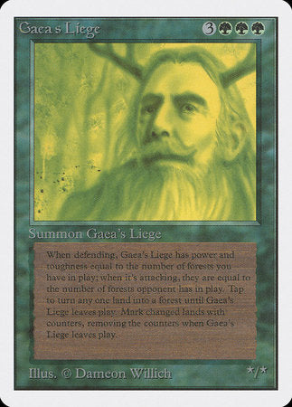 Gaea's Liege [Unlimited Edition] | Dumpster Cat Games