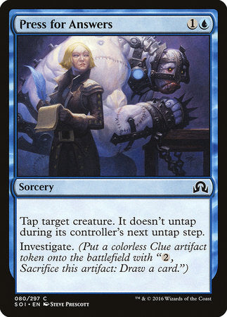 Press for Answers [Shadows over Innistrad] | Dumpster Cat Games