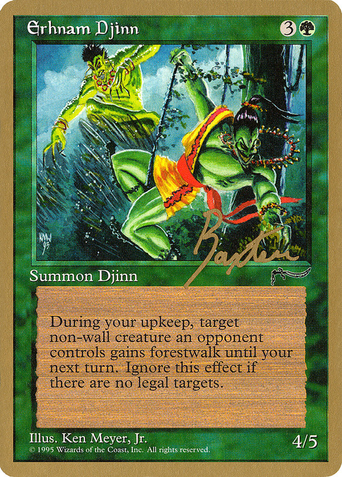 Erhnam Djinn (George Baxter) [Pro Tour Collector Set] | Dumpster Cat Games