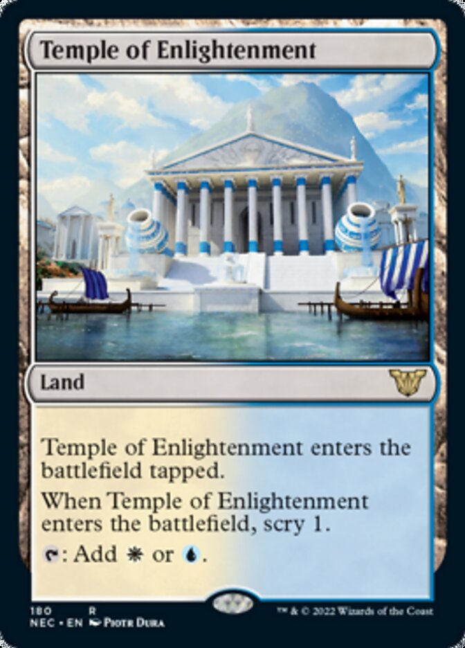 Temple of Enlightenment [Kamigawa: Neon Dynasty Commander] | Dumpster Cat Games