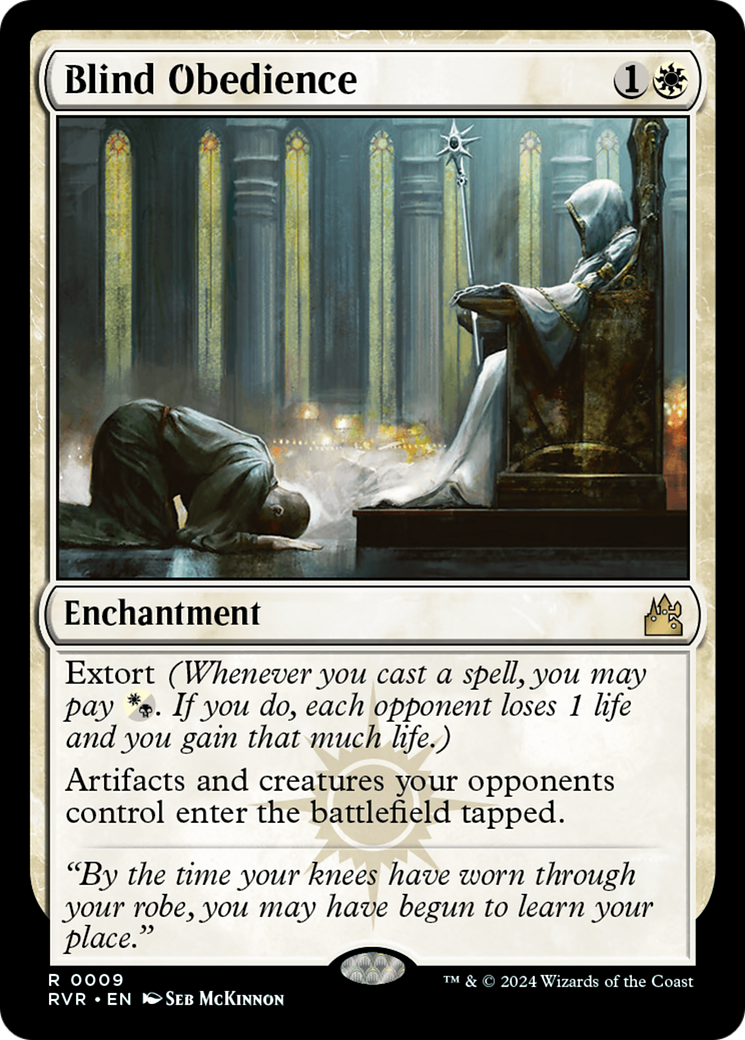 Blind Obedience [Ravnica Remastered] | Dumpster Cat Games