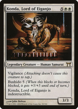 Konda, Lord of Eiganjo [Champions of Kamigawa] | Dumpster Cat Games