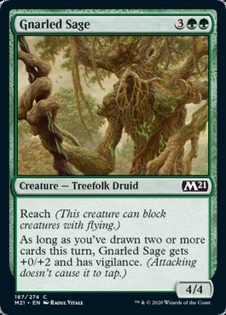 Gnarled Sage [Core Set 2021] | Dumpster Cat Games