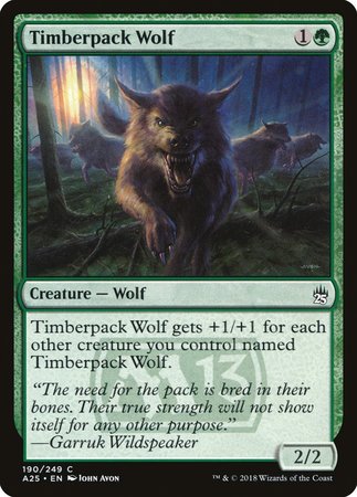 Timberpack Wolf [Masters 25] | Dumpster Cat Games