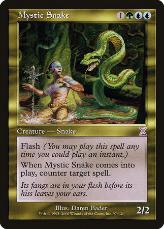 Mystic Snake [Time Spiral Timeshifted] | Dumpster Cat Games