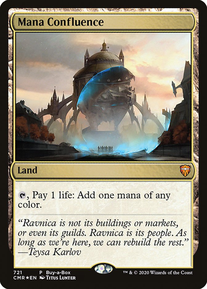 Mana Confluence (Buy-A-Box) [Commander Legends Promos] | Dumpster Cat Games