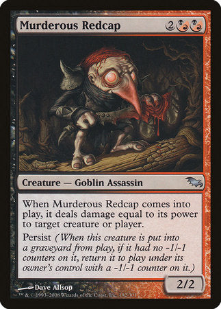Murderous Redcap [Shadowmoor] | Dumpster Cat Games
