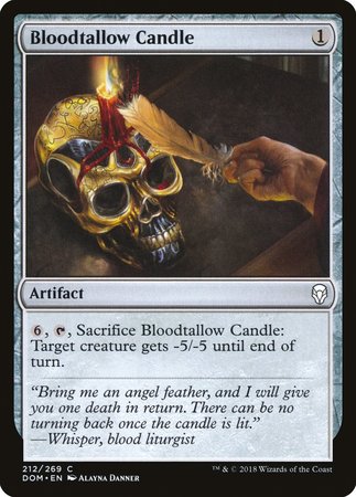Bloodtallow Candle [Dominaria] | Dumpster Cat Games
