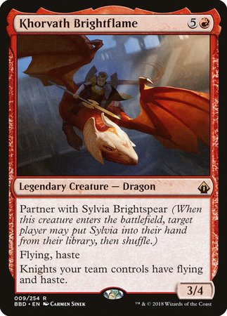 Khorvath Brightflame [Battlebond] | Dumpster Cat Games
