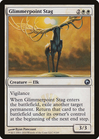 Glimmerpoint Stag [Scars of Mirrodin] | Dumpster Cat Games