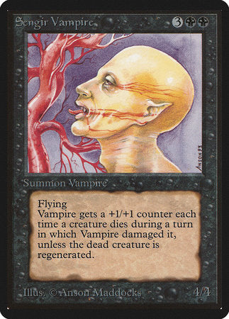 Sengir Vampire [Limited Edition Beta] | Dumpster Cat Games