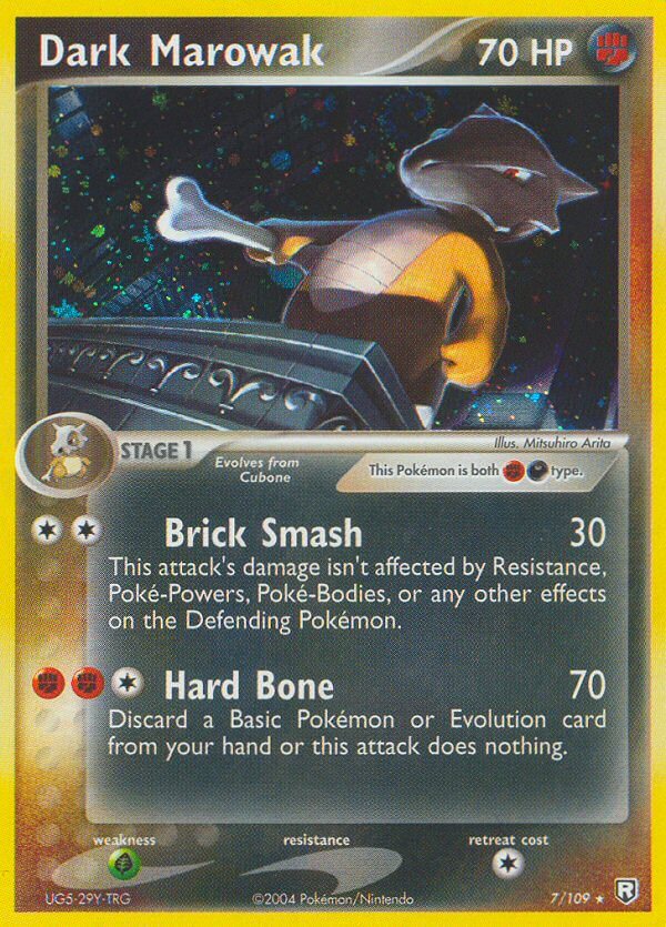 Dark Marowak (7/109) (Theme Deck Exclusive) [EX: Team Rocket Returns] | Dumpster Cat Games