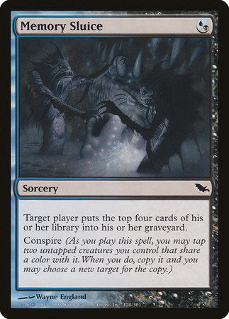 Memory Sluice [Shadowmoor] | Dumpster Cat Games