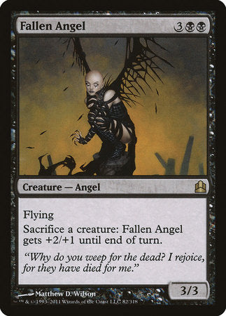 Fallen Angel [Commander 2011] | Dumpster Cat Games