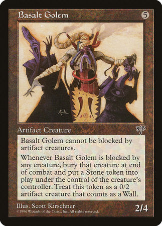 Basalt Golem [Mirage] | Dumpster Cat Games