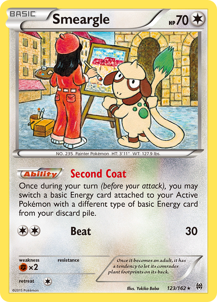 Smeargle (123/162) [XY: BREAKthrough] | Dumpster Cat Games
