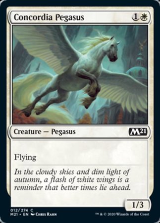 Concordia Pegasus [Core Set 2021] | Dumpster Cat Games