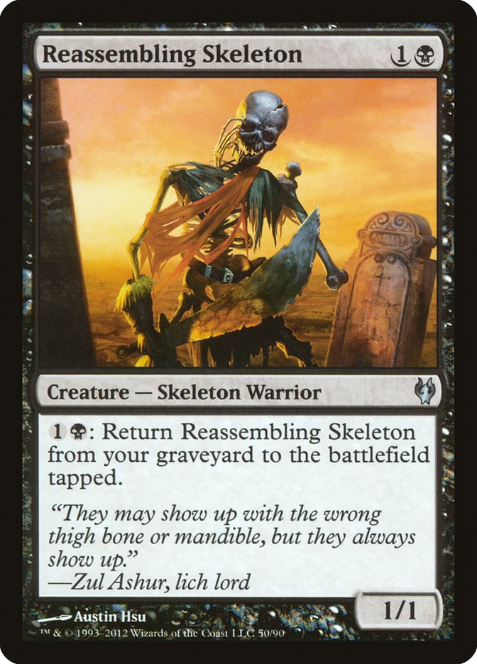 Reassembling Skeleton [Duel Decks: Izzet vs. Golgari] | Dumpster Cat Games