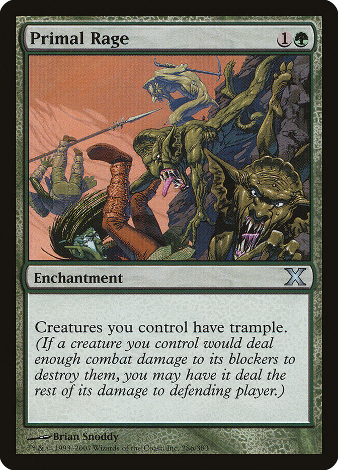 Primal Rage [Tenth Edition] | Dumpster Cat Games