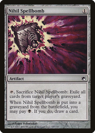 Nihil Spellbomb [Scars of Mirrodin] | Dumpster Cat Games