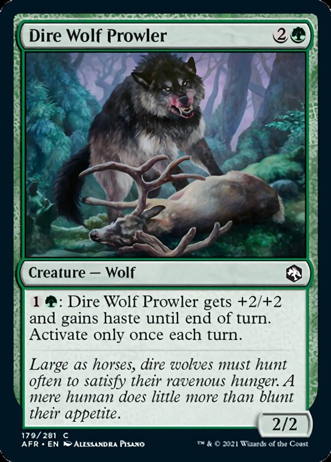 Dire Wolf Prowler [Dungeons & Dragons: Adventures in the Forgotten Realms] | Dumpster Cat Games