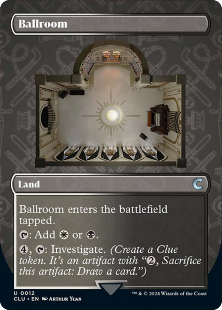 Ballroom (Borderless) [Ravnica: Clue Edition] | Dumpster Cat Games