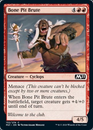 Bone Pit Brute [Core Set 2021] | Dumpster Cat Games