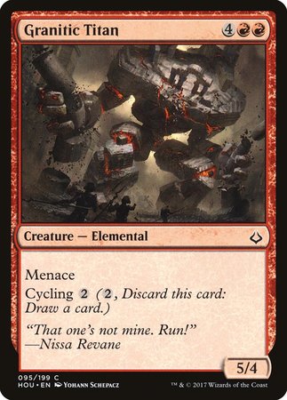 Granitic Titan [Hour of Devastation] | Dumpster Cat Games
