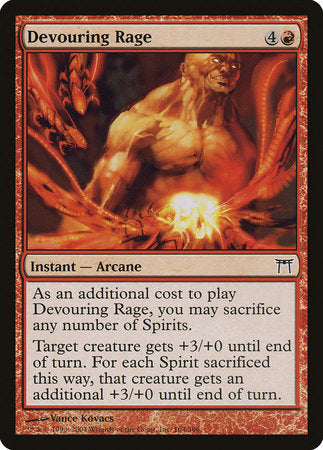 Devouring Rage [Champions of Kamigawa] | Dumpster Cat Games