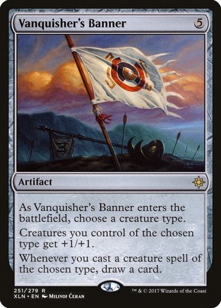 Vanquisher's Banner [Ixalan] | Dumpster Cat Games