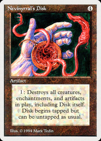 Nevinyrral's Disk [Summer Magic / Edgar] | Dumpster Cat Games