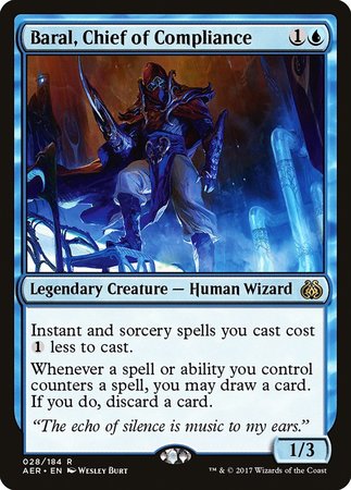 Baral, Chief of Compliance [Aether Revolt] | Dumpster Cat Games