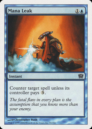Mana Leak [Ninth Edition] | Dumpster Cat Games